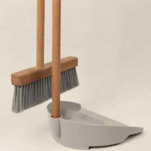 جارو خاک انداز دسته بلند چوبی - تصویر 4