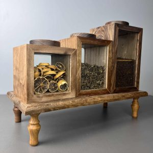 Alternative view of سرویس بانکه پاسماوری 4 پارچه چوب گردو