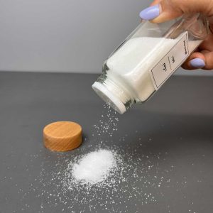شیشه مکارتی سر نمکپاشی با در چوبی - تصویر 5