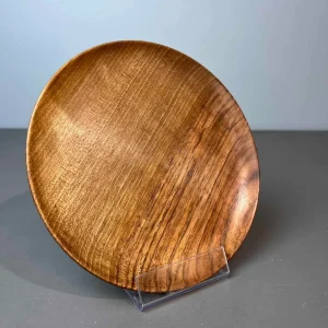 بشقاب چوب گردو قطر 20cm